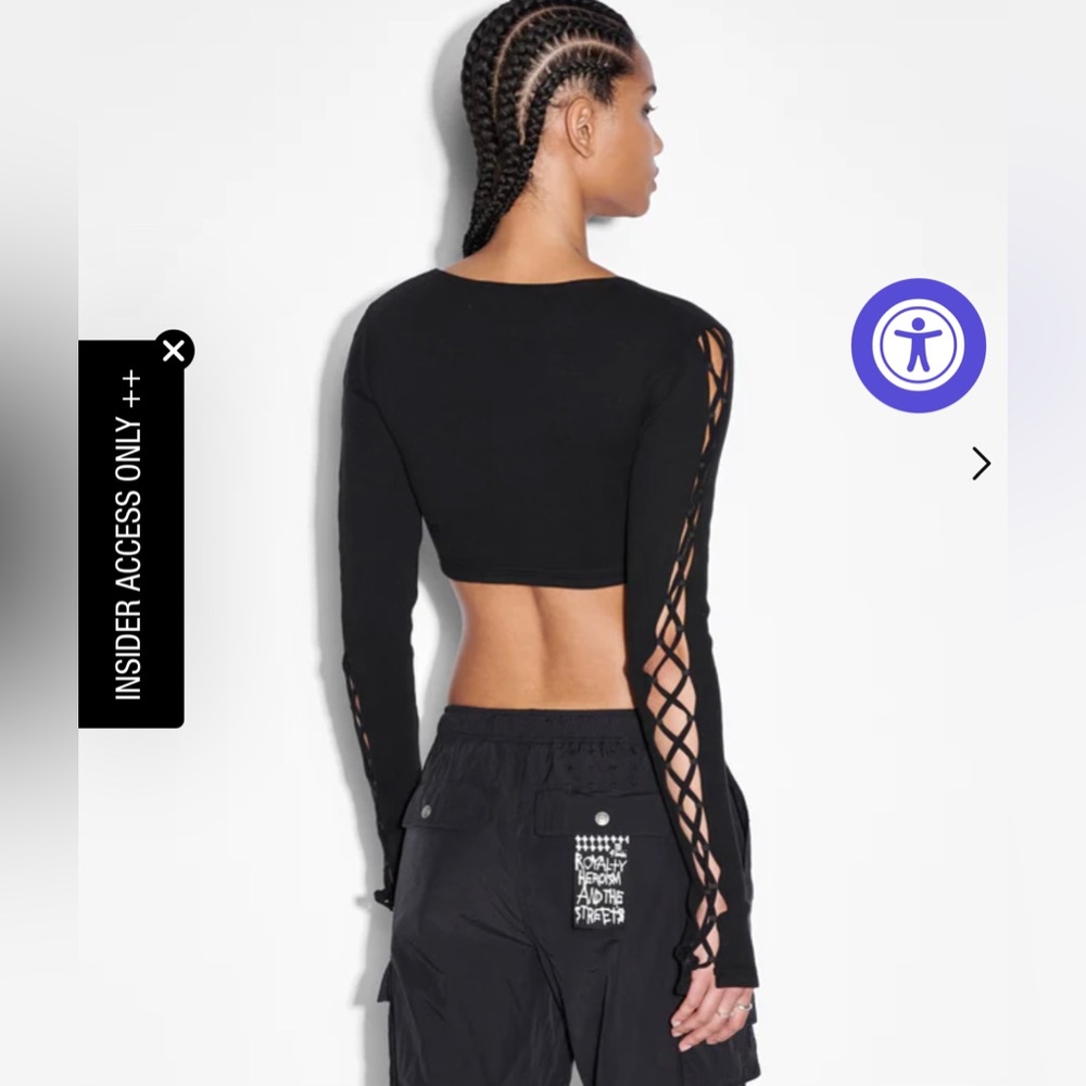 KSUBI Fantasy Top Black SIZE small - Picture 3 of 8